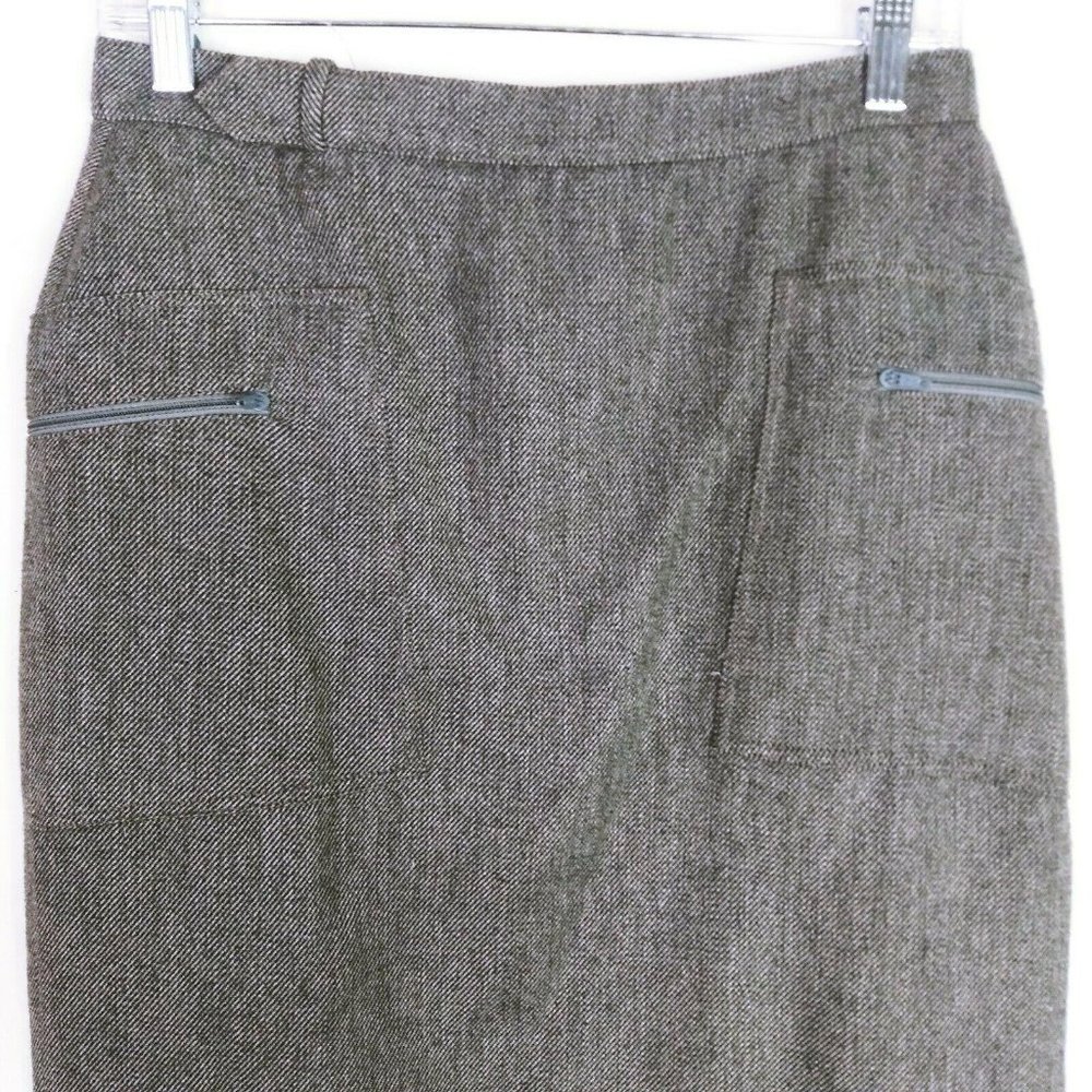 Vitos Womens Black and White Pencil Skirt Soft